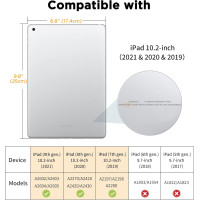 Чохол-клавіатура EasyAcc K02, сумісний з iPad 10.2 дюйма, чорний (3038)