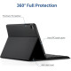 Чохол-клавіатура EasyAcc K02, сумісний з iPad 10.2 дюйма, чорний (3038)