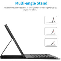 Чохол-клавіатура EasyAcc K02,  сумісний з iPad 6-го покоління, чорний (3037)