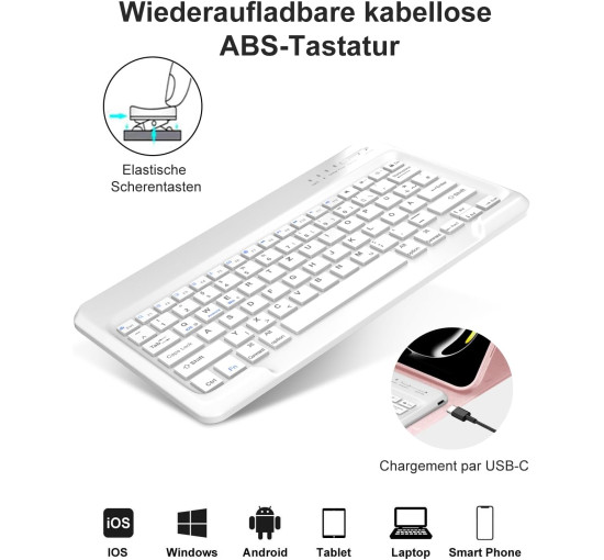 Чохол-клавіатура FOGARI для iPad Pro 13 2024, рожеве золото (2136)