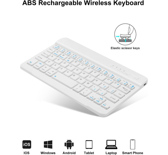 Чохол-клавіатура FOGARI для Samsung Galaxy Tab A9, синій (2154)