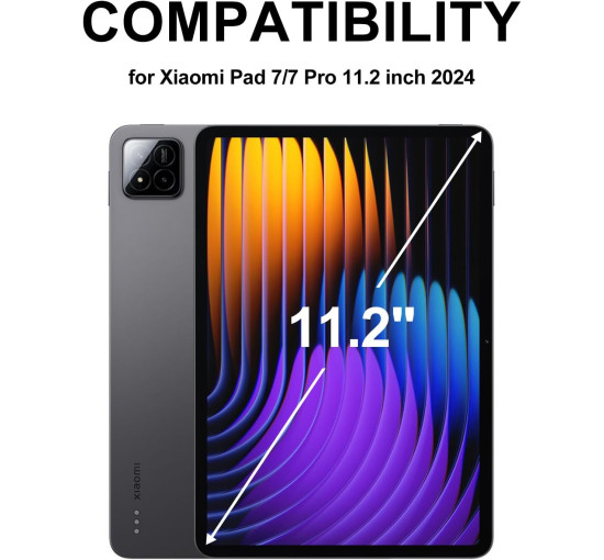 Чохол-клавіатура FOGARI для Xiaomi Pad 7 Pro 2024, чорний (2155)