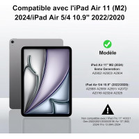 Чохол-клавіатура JADEMALL для iPad Air 11 дюймів 2025 M3, темно-зелена (3080)