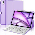 Чохол-клавіатура JADEMALL для iPad Air 11" M3 2025/M2 2024, світло-фіолетовий (3076)