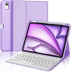 Чохол-клавіатура JADEMALL для iPad Air 11" M3 2025/M2 2024, світло-фіолетовий (3076)