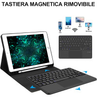 Чохол-клавіатура JADEMALL з тачпадом для iPad 9-го/8-го/7-го покоління 10,2 дюймів, чорна (3094)