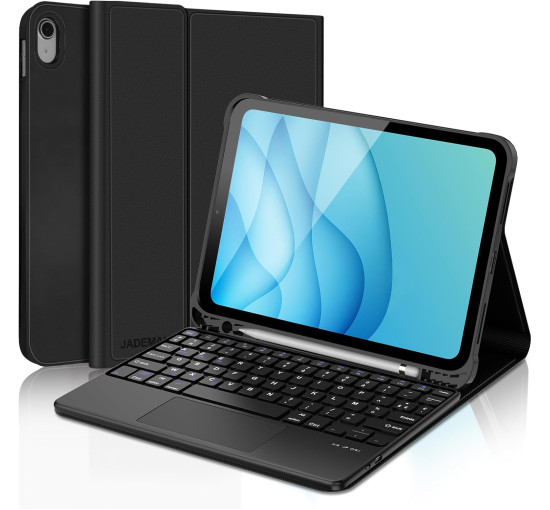 Чохол-клавіатура з трекпадом для iPad 10/11-го покоління 2024/2025 A16, чорний (3082)