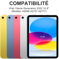 Чохол-клавіатура з трекпадом для iPad 10/11-го покоління 2024/2025 A16, чорний (3082)