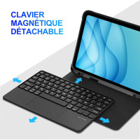 Чохол-клавіатура з трекпадом для iPad 10/11-го покоління 2024/2025 A16, чорний (3082)