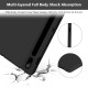 Чохол TQQ ESGWGFFGs7s8PTB1 для Samsung Galaxy Tab S7 FE S8 12.4 дюймів, з тримачем для ручки, чорний (2124)