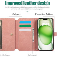 Чохол UEEBAI для iPhone 15 Pro Max 6.7 дюймів, рожеве золото (4098)