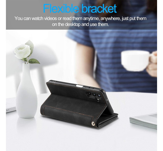 Чохол UEEBAI для Samsung Galaxy S24 5G, вінтажна блискавка, чорний (4099)