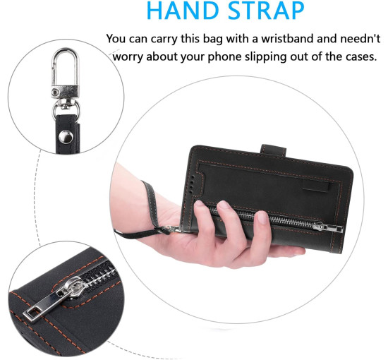 Чохол UEEBAI для Samsung Galaxy S24 5G, вінтажна блискавка, чорний (4099)