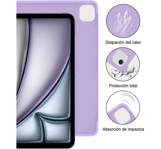 Чохол з клавіатурою WINCHKING для iPad Air 11 дюймів (M3/M2) 2025/2024, лавандовий (2152)