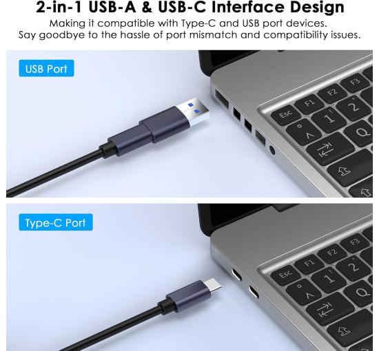 Dbilida Плата відеозахоплення  ‎Dbilida-USB30-VC-100W USB 3.0 з PD 100 Вт, запис 4K, 1080P 60 кадрів/с, сірий (5101)