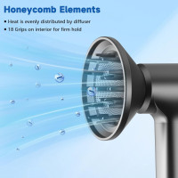 Дифузор для фена TQQ JFFZ-FK3 360° та DSON (2120)