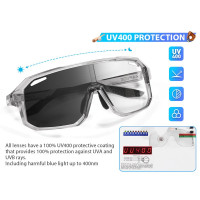 Дитячі фотохромні сонцезахисні окуляри Kapvoe K9028-PH (3116)