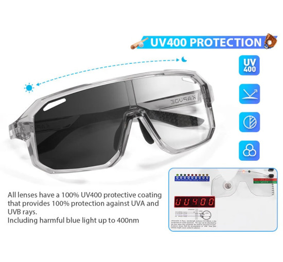 Дитячі фотохромні сонцезахисні окуляри Kapvoe K9028-PH (3116)