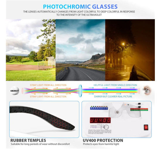 Дитячі фотохромні сонцезахисні окуляри Kapvoe K9028-PH (3116)