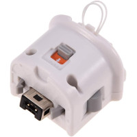 Для адаптера Wii Motion Plus, датчик-акселератор с силиконовым чехлом, белый (3200)