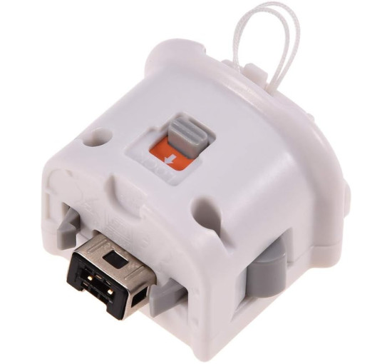 Для адаптера Wii Motion Plus, датчик-акселератор із силіконовим чохлом, білий (3200)