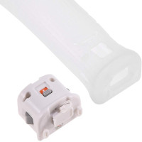 Для адаптера Wii Motion Plus, датчик-акселератор с силиконовым чехлом, белый (3200)