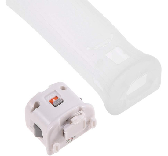 Для адаптера Wii Motion Plus, датчик-акселератор із силіконовим чохлом, білий (3200)