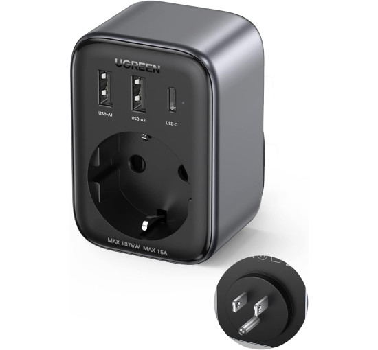 Дорожній адаптер UGREEN 30W (0020)