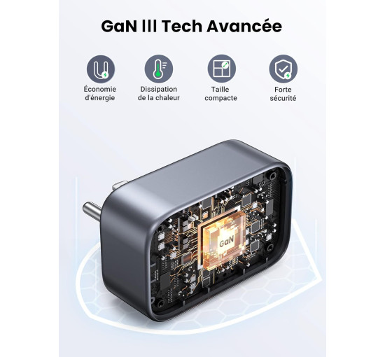 Дорожній адаптер UGREEN 30W (0020)