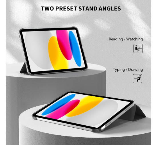 EasyAcc Чохол EA01PGIP2022 для iPad A16 11-го покоління, ультратонкий, з функцією автоматичного сну, чорний (5175)