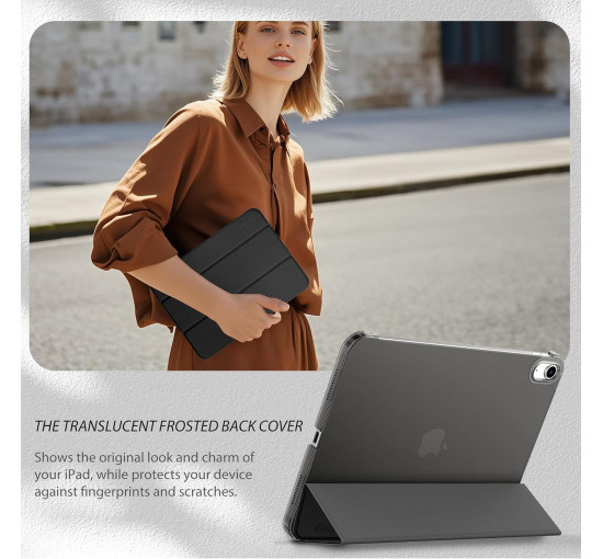 EasyAcc Чохол EA01PGIP2022 для iPad A16 11-го покоління, ультратонкий, з функцією автоматичного сну, чорний (5175)