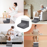 Электрическая подставка для обогрева ног Comfier, с функцией автовыключения, серая (4181)