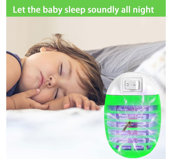 Електрична лампа SEMINISMAR LAMP316 для знищення комарів, зелена (4025)