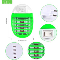 Электрическая лампа SEMINISMAR LAMP316 для уничтожения комаров, зеленая (4025)