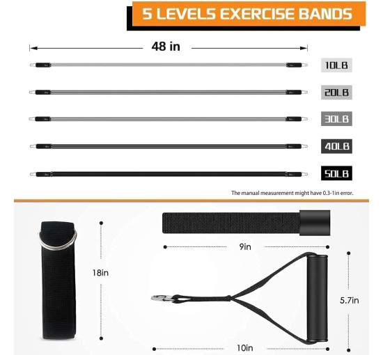 Еспандери VEICK для тренувань з ручками (3130)