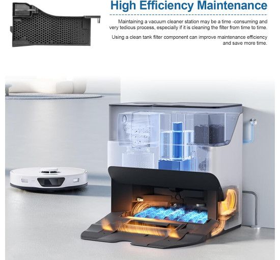 Фільтр для води CTDMJ та щітка для очищення для Roborock S7 Pro Ultra (4028)