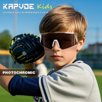 Фотохромные велосипедные очки KAPVOE с TR90 (3115)