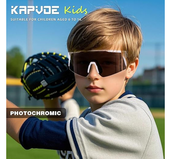 Фотохромні велосипедні окуляри KAPVOE з TR90 (3115)