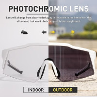 Фотохромні велосипедні окуляри KAPVOE з TR90 (3115)