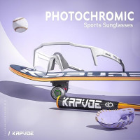 Фотохромні велосипедні окуляри KAPVOE з TR90 (3115)