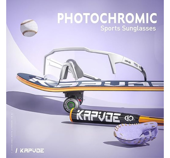 Фотохромні велосипедні окуляри KAPVOE з TR90 (3115)