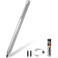 Hacey Стилус K2-C-Surface для Microsoft Surface Pro, з функцією відхилення долоні, 1024 рівні тиску, срібний (5081)