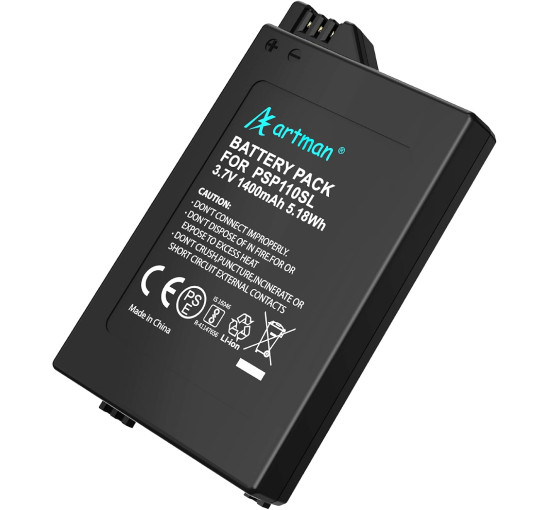 Homesuit Заменяемый аккумулятор Artman PSP-S110, 1400 мАч, для PSP 2000 (5003)