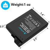 Homesuit Заменяемый аккумулятор Artman PSP-S110, 1400 мАч, для PSP 2000 (5003)