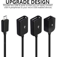 Кабель-розгалужувач YACSEJAO YAC-172 Dual Micro USB, чорний (4126)