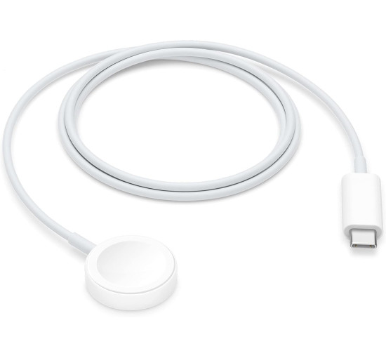 Кабель швидкої зарядки Apple Watch Magnetic Fast Charger-USB-C 1 м., білий (0170)