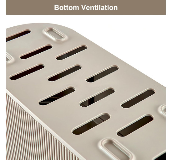 Кабельний органайзер DAWRIS, з кришкою, виготовлений з ABS-пластику, багатофункціональний, із захистом від перенапруги, коричневий (0154)