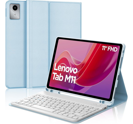 Клавиатура IVEOPPE для Lenovo Tab M11 11", небесно-голубой (3104)