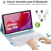 Клавіатура IVEOPPE для Lenovo Tab M11 11", небесно-блакитний (3104)