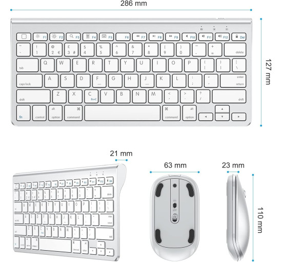 Комплект Bluetooth-клавіатури та миші OMOTON для iPad зі складним кронштейном (2063)